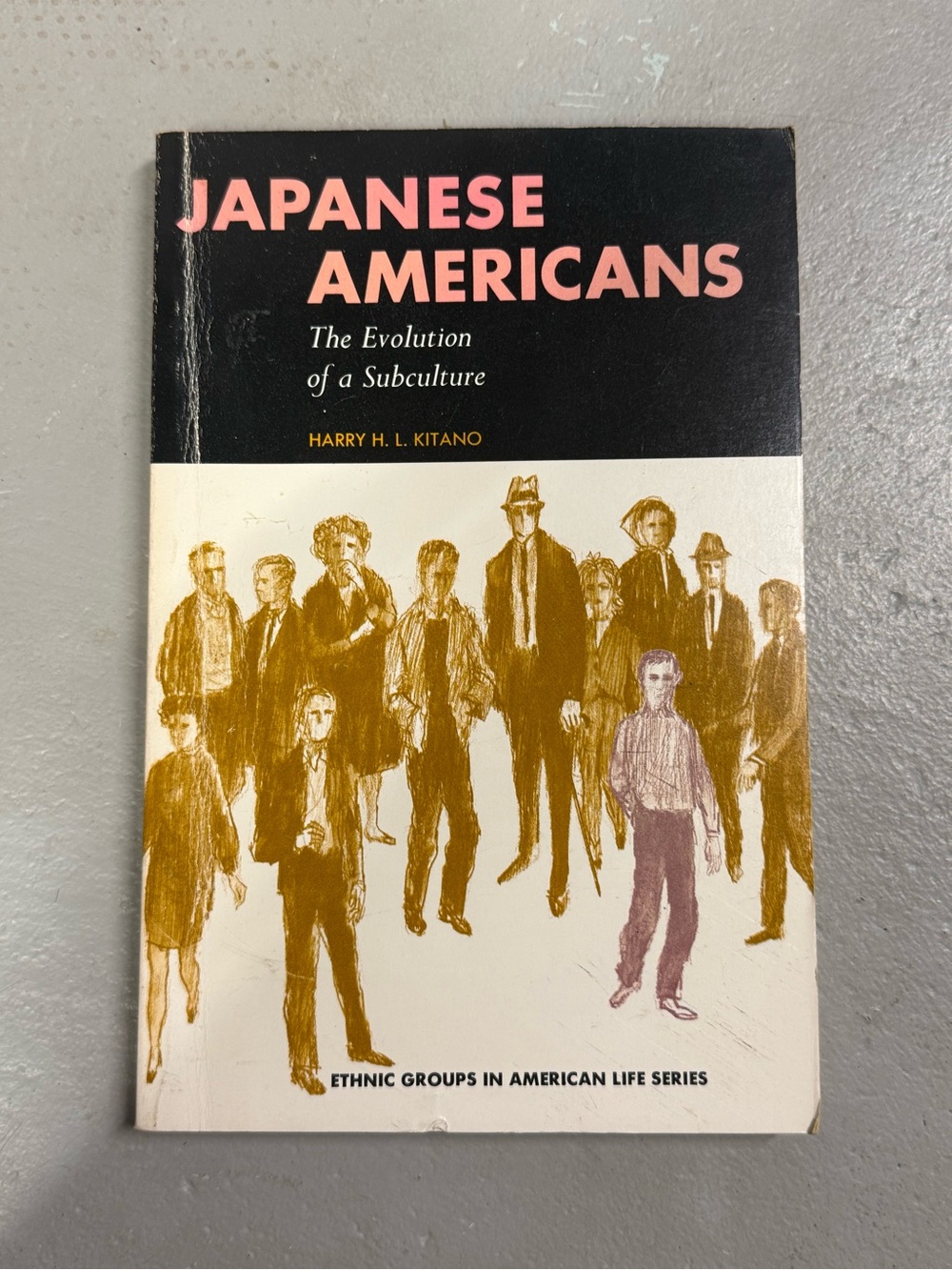 Japanese Americans Evolution of a Subculture Harry H.L. Kitano Paperback